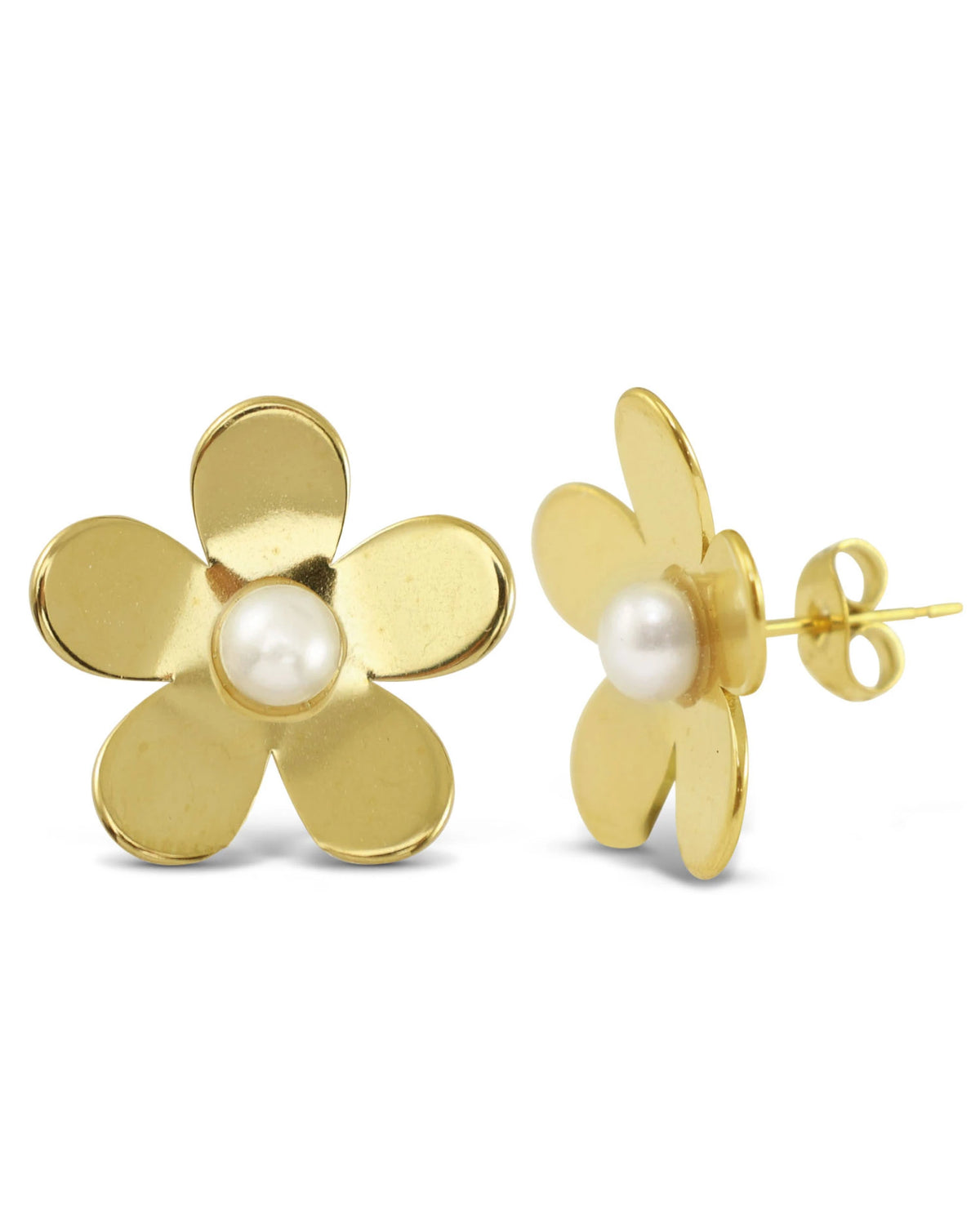 Daisy | oorbel roestvrij staal