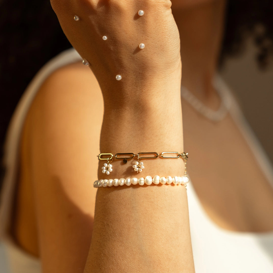 Zena | parel armband