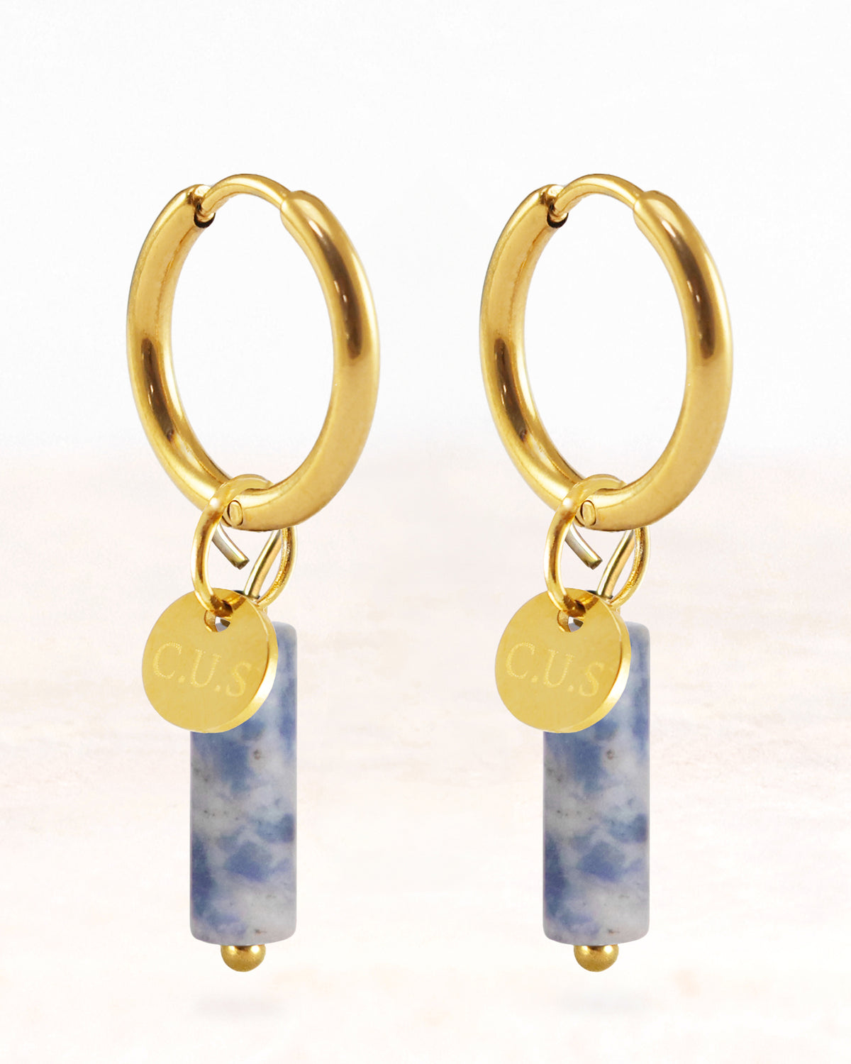 Gaia | Oorbellen Spot Sodalite