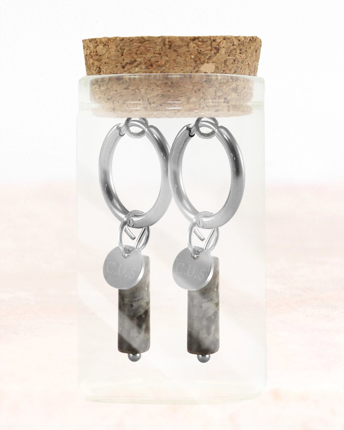 Gaia | Earring Flesje Labradorite