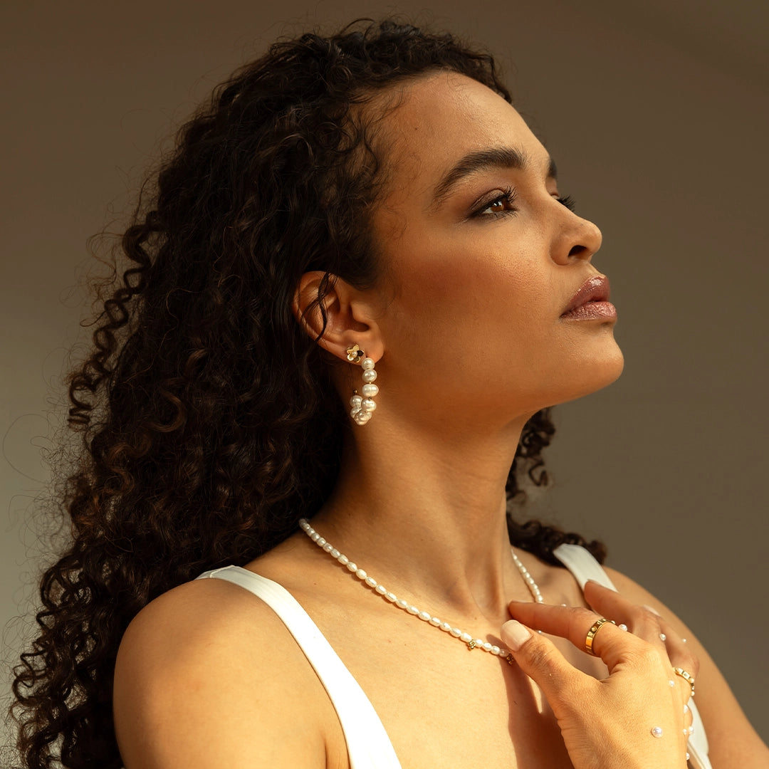 Faya | oorbel roestvrij staal