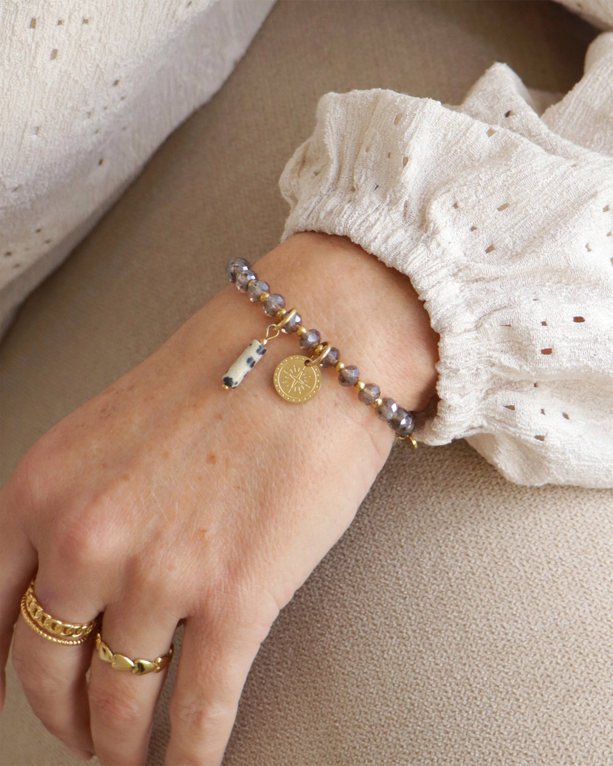 CUS-Geschenk | Zwei Anhängers Gold