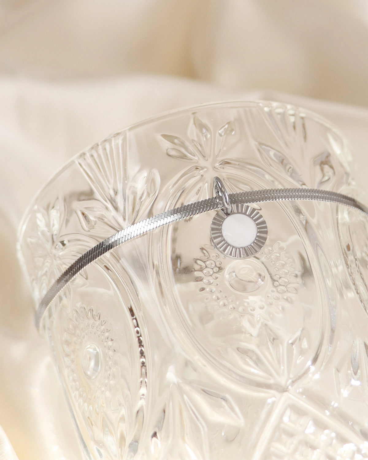 CUS-Geschenk | Armbänder Mira oder Yara mit Anhänger Silber