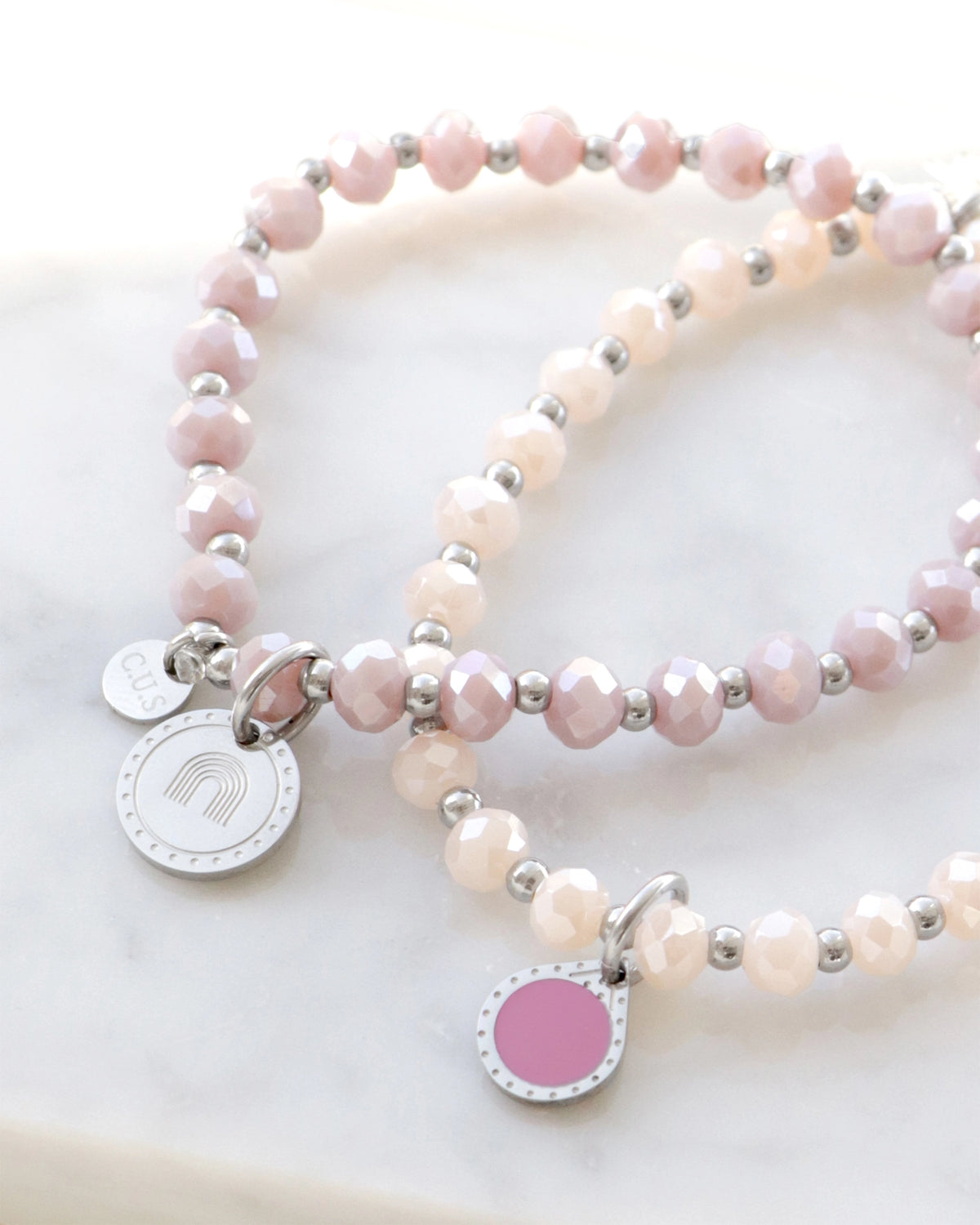 CUS-Geschenk | Zwei Anhängers Silber