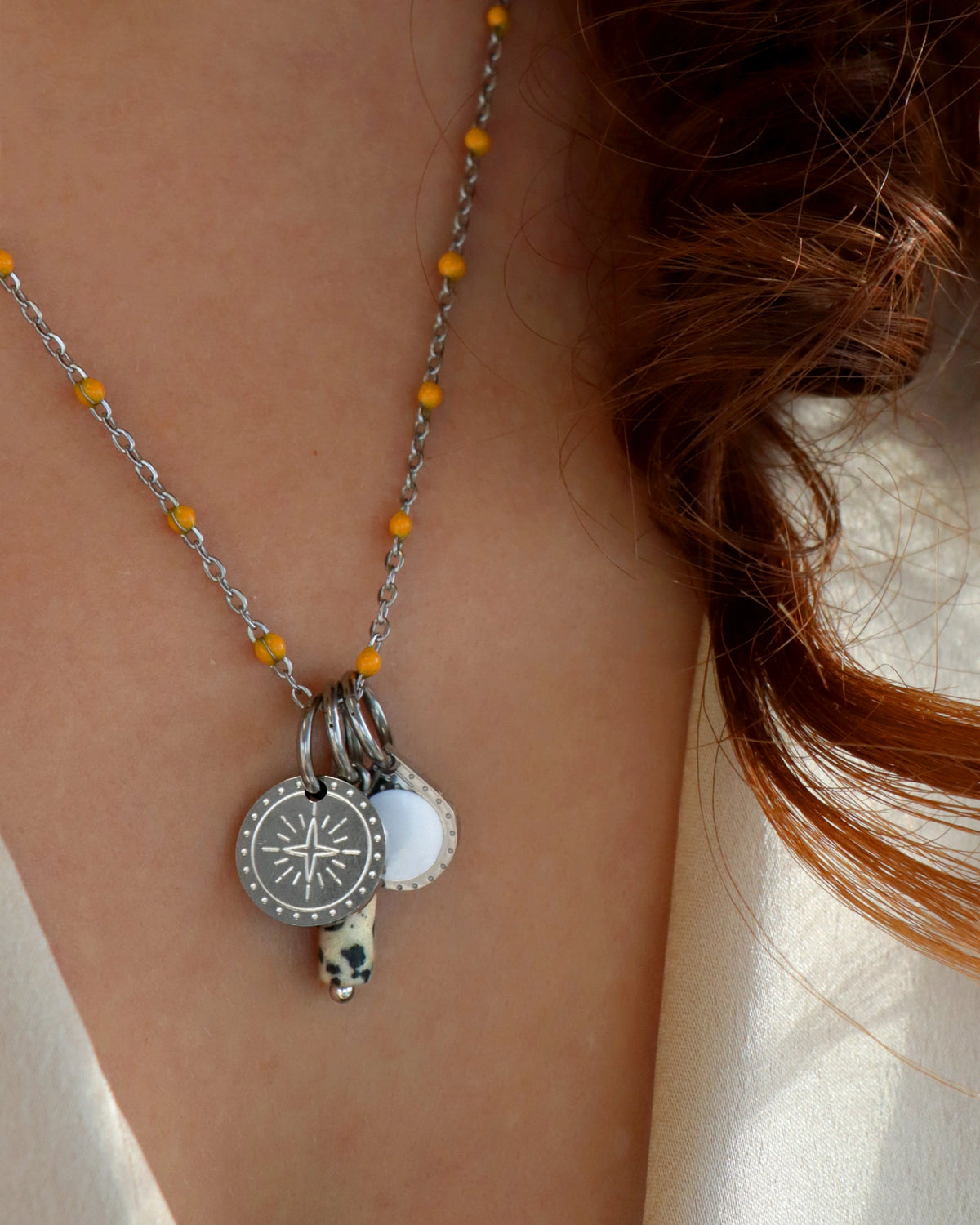 CUS-Geschenk | Kette Neva mit drei Anhängers Silber