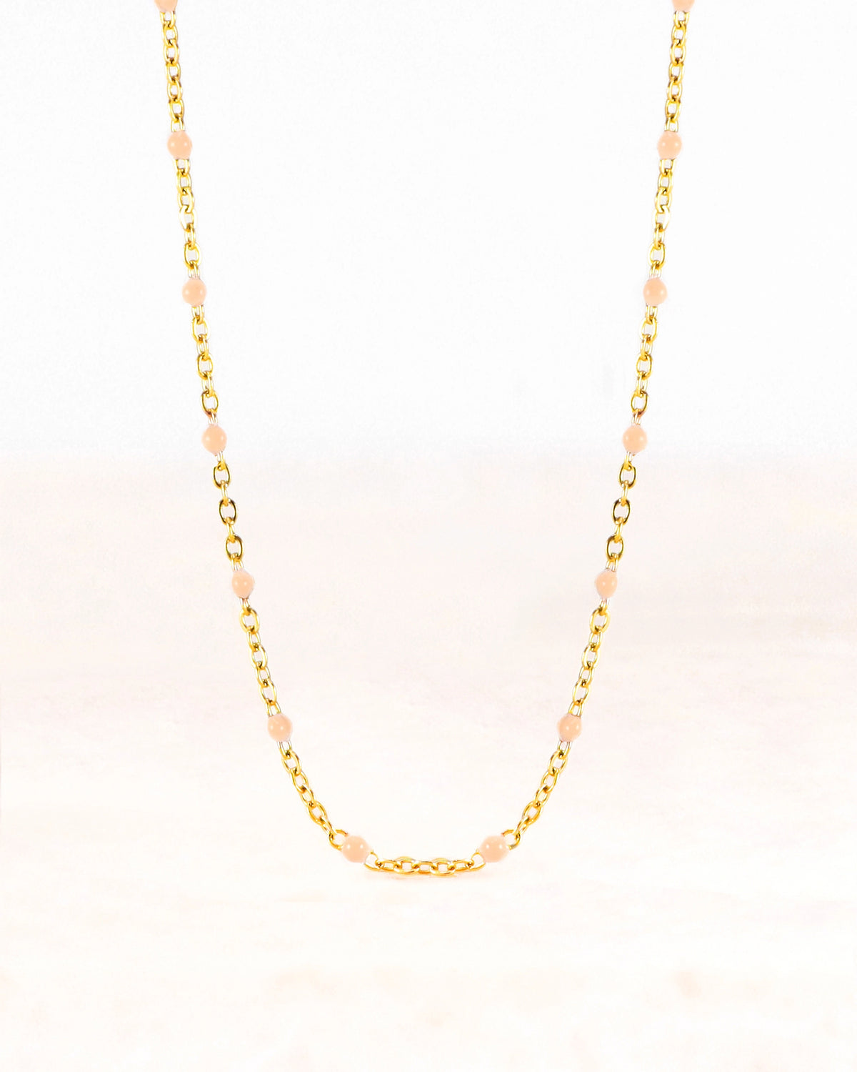 Neva | Necklace Light peach