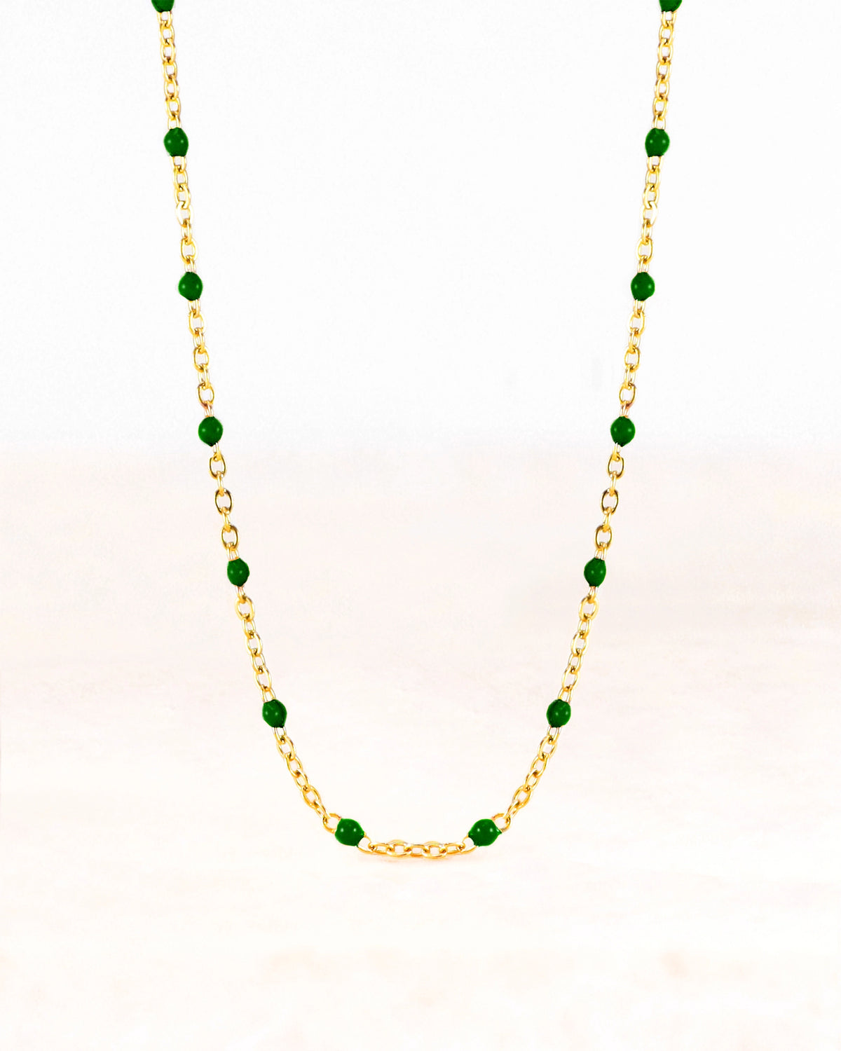 Neva | Necklace Dark green