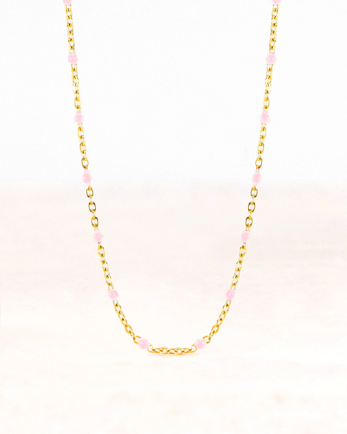 Neva | Necklace Light Pink
