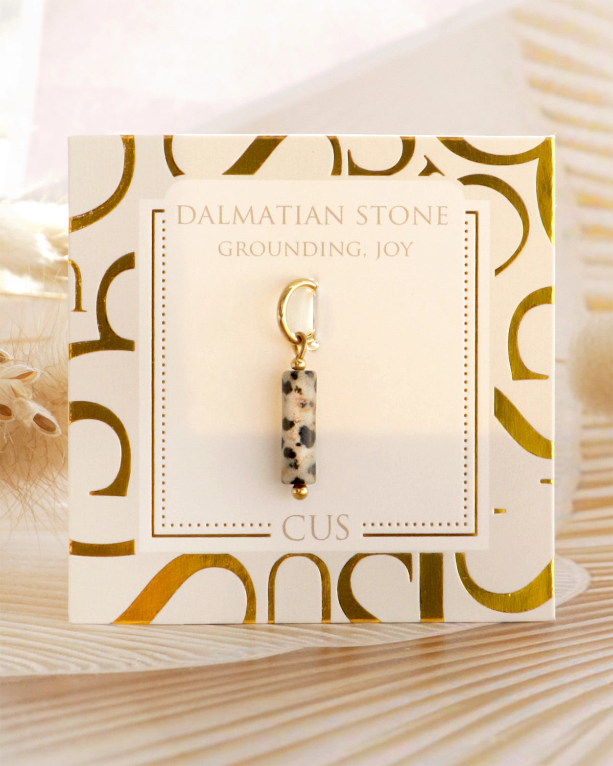 Gaia | Dalmation Stone Charm