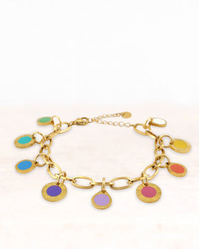 CUS Ensemble de bijoux bracelet Couleurs significatives