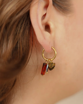 Boucles d'oreilles CUS Gaia x Ayla x Mare - Clarté, Équilibre &amp; Pureté 