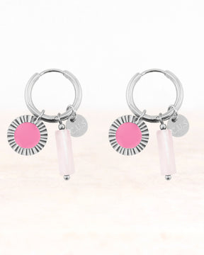 Boucles d'oreilles CUS Gaia x Kyra - Pureté &amp; Amour