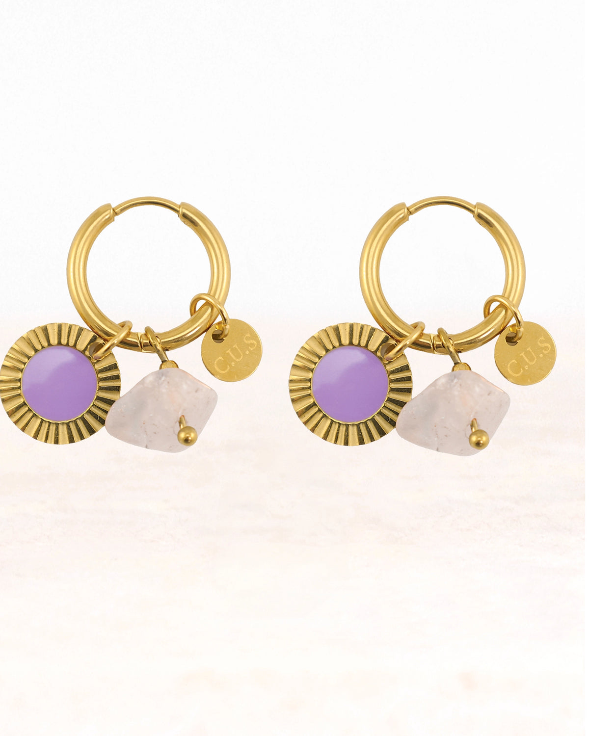 CUS Earrings Ayla x Kyra - Peace &amp; Optimism 