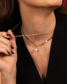 CUS Mare | Parelset Cadeaubox Zilver