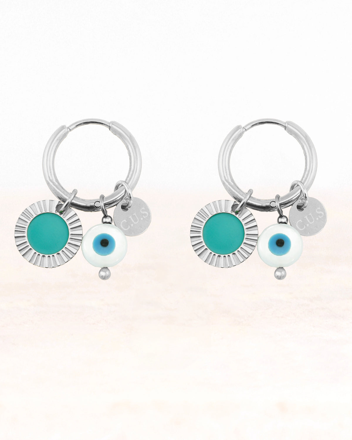 Boucles d'oreilles CUS Kyra x Mare - Liberté &amp; Protection