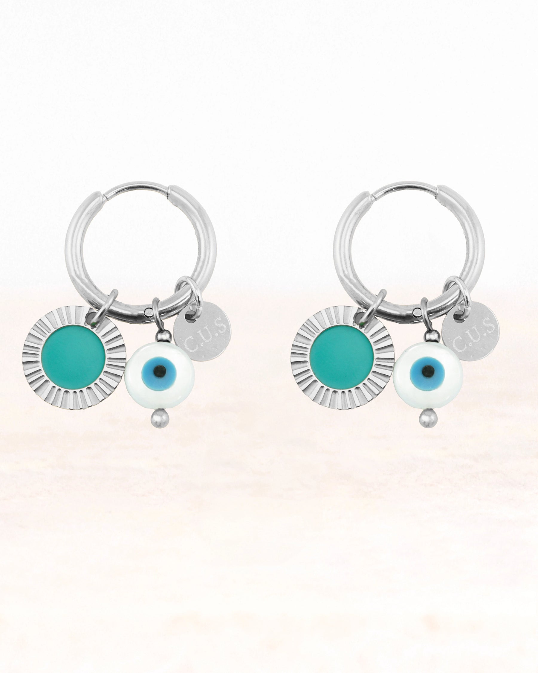 Boucles d'oreilles CUS Kyra x Mare - Liberté &amp; Protection