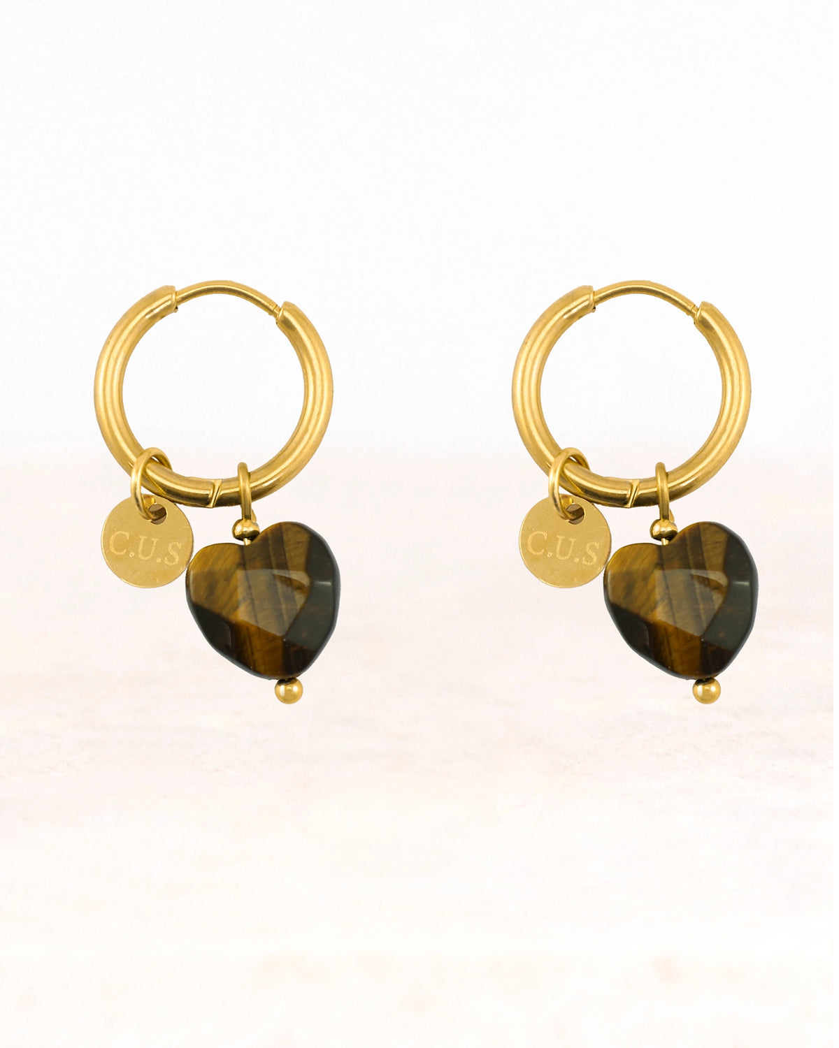 CUS Earrings Cinta Tiger's Eye - Clarity &amp; Balance 