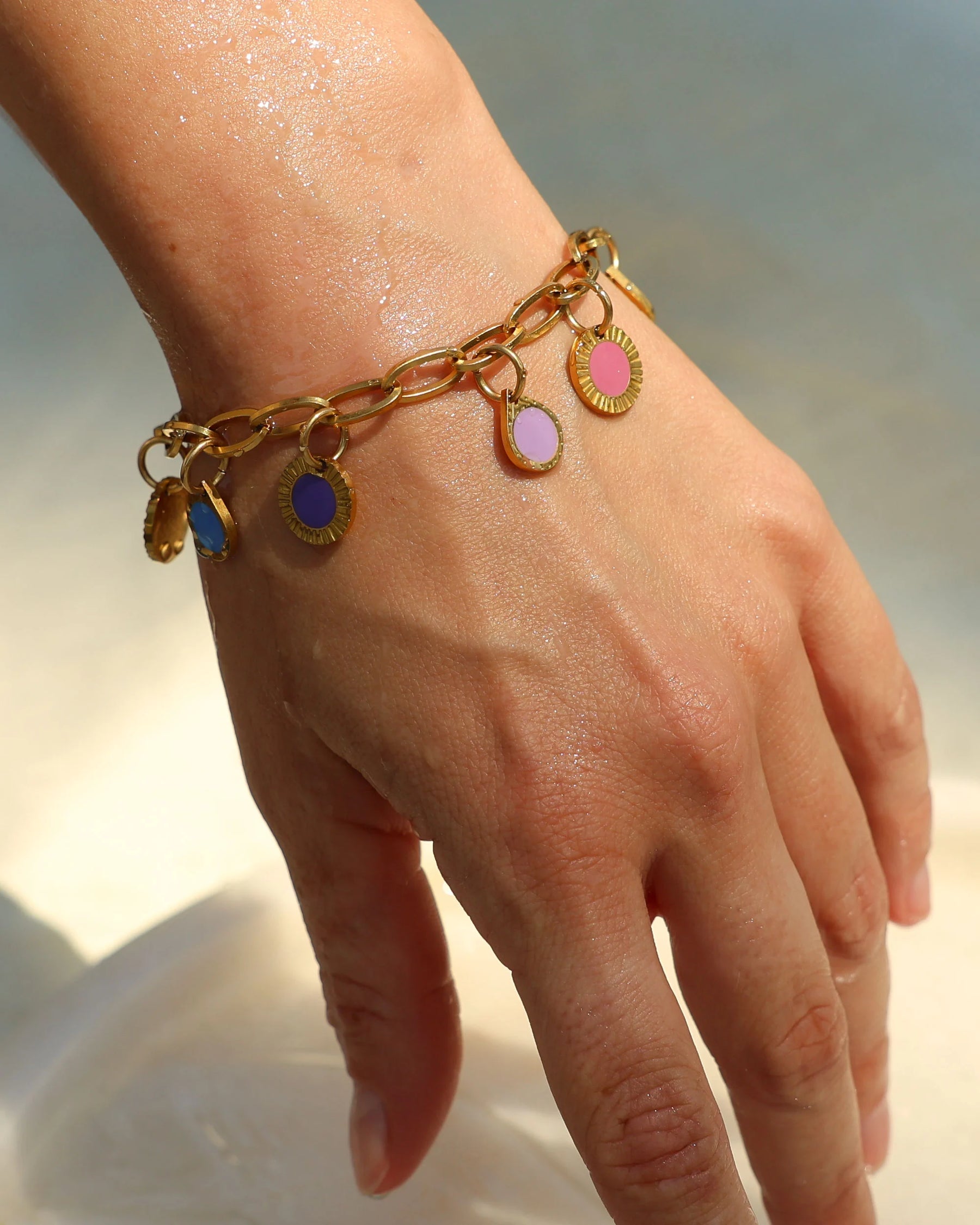 CUS Ensemble de bijoux bracelet Couleurs significatives