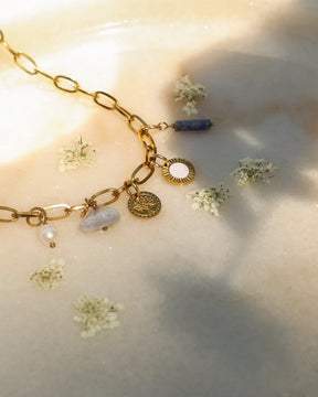 CUS Parure de bijoux collier Bleu Ciel – Dreams &amp; Courage