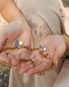 CUS Parure de bijoux collier Bleu Ciel – Dreams &amp; Courage