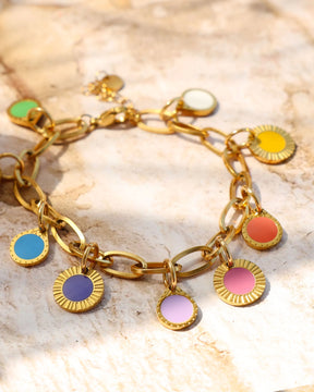 CUS Ensemble de bijoux bracelet Couleurs significatives