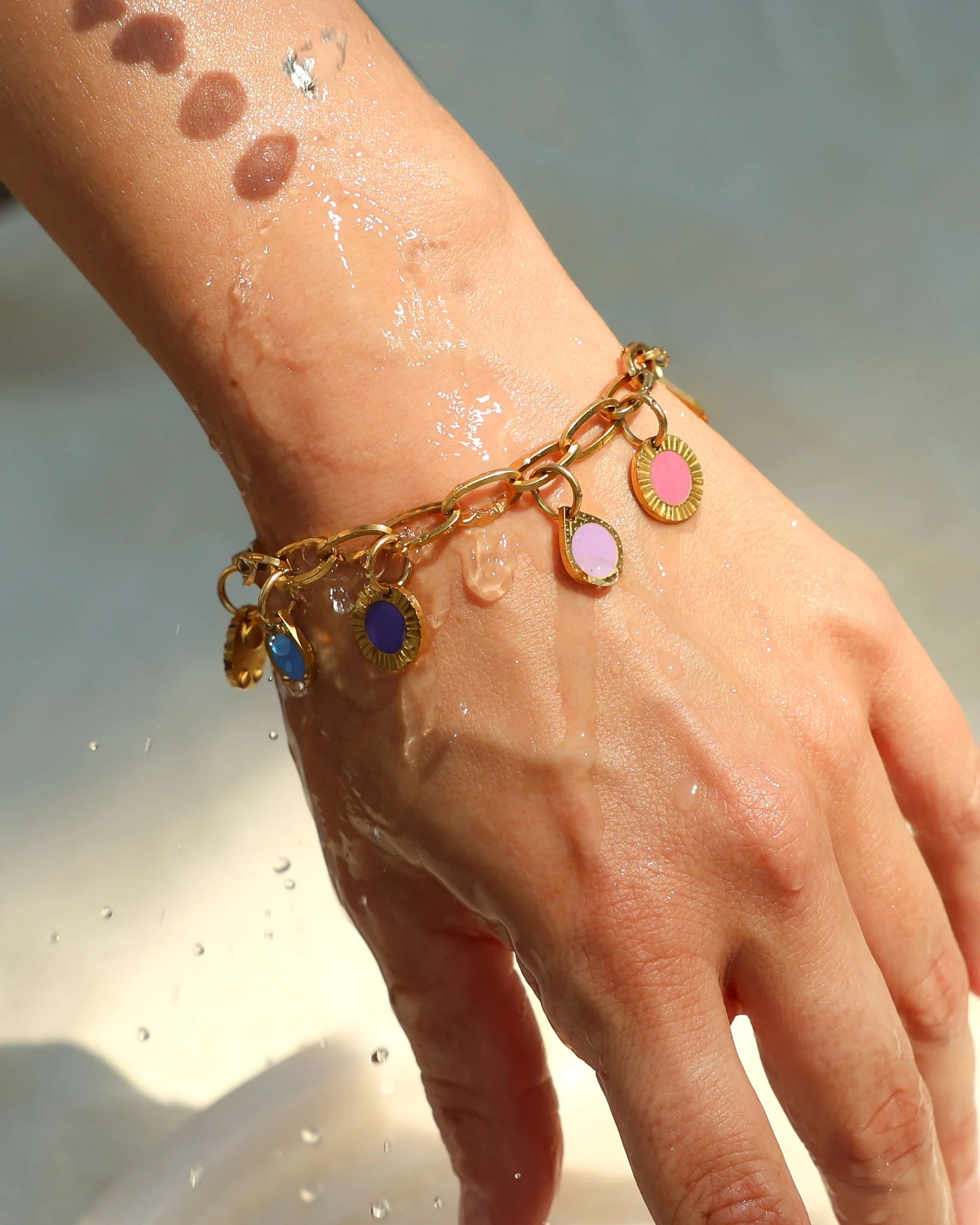 CUS Ensemble de bijoux bracelet Couleurs significatives