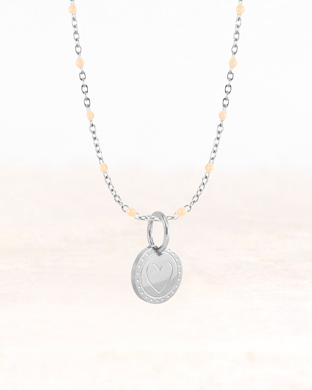 CUS®-Schmuckset: Halskette Neva und Luna-Charm Herz