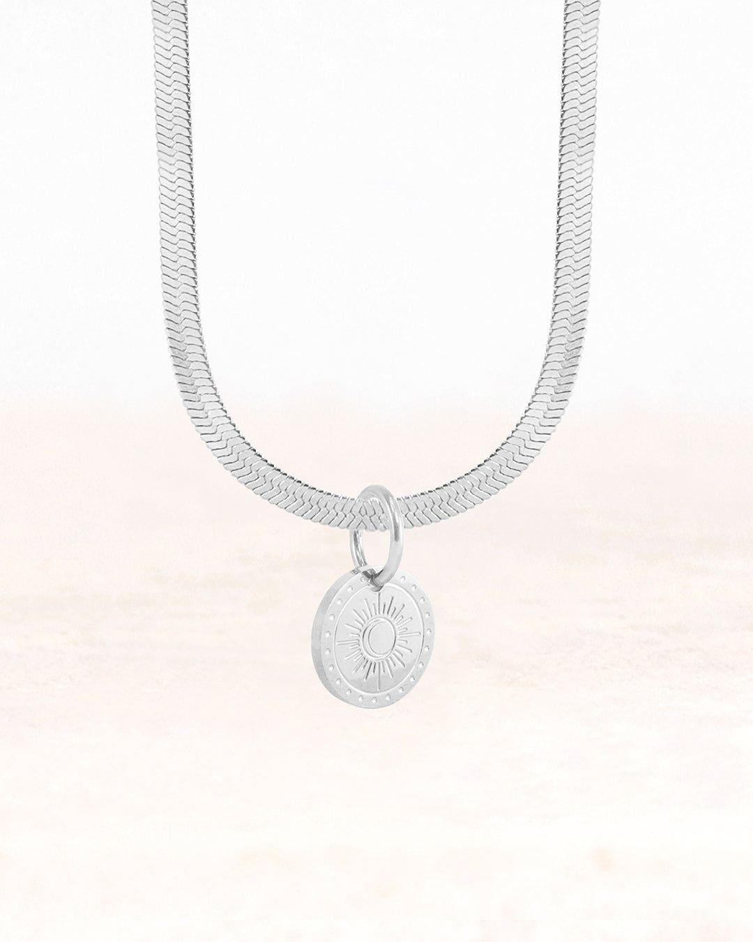 CUS® Jewellery set Mira necklace 3mm and Luna charm Sun & Moon - Dreams & Creativity