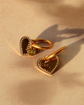 CUS Oorbellen Luna Heart - Love & Passion