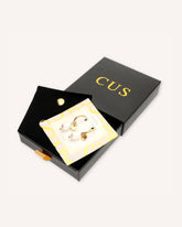 CUS Mare | Parel oorbellen Cadeaubox Goud