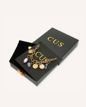 CUS Sky Blue | Ketting Cadeaubox Goud
