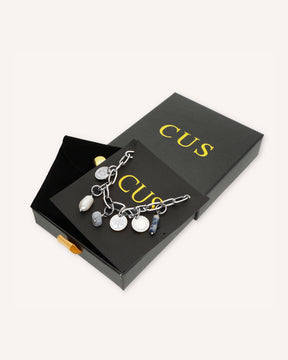 CUS Sky Blue | Ketting Cadeaubox Zilver
