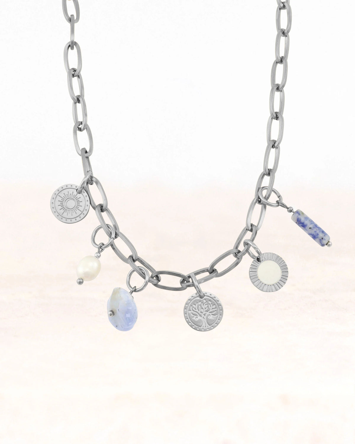 CUS Jewelry set necklace Sky Blue – Dreams &amp; Courage 