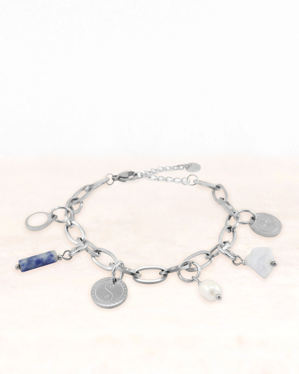 CUS Parure de bijoux bracelet Bleu Ciel – Aventure &amp; Courage