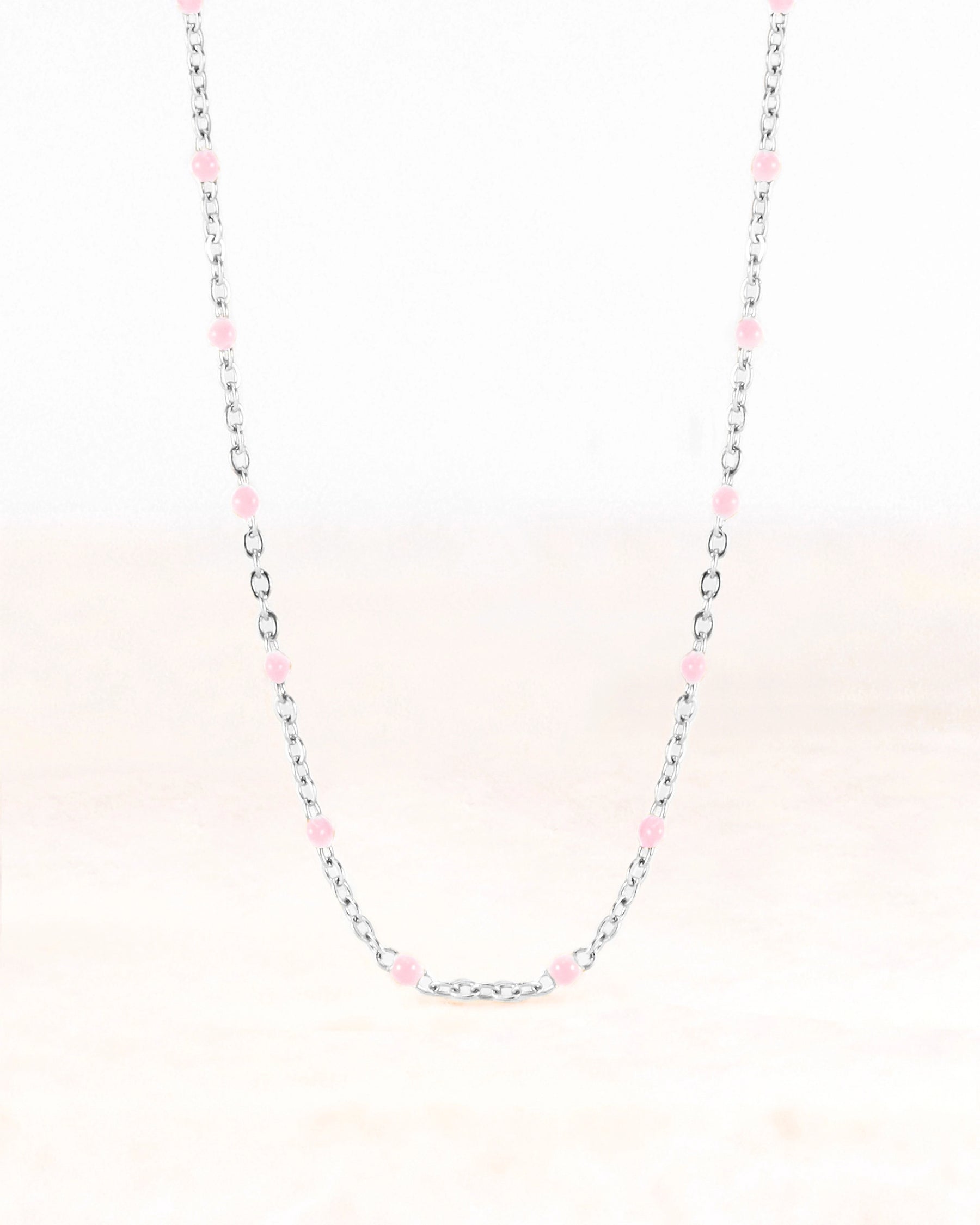 Neva | Necklace Light Pink 