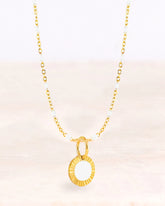 CUS® Jewellery set Neva necklace white and Kyra charm white - Hope & Clarity
