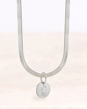 CUS®-Schmuckset: Halskette Mira 3 mm und Luna-Charm Sonne & Mond